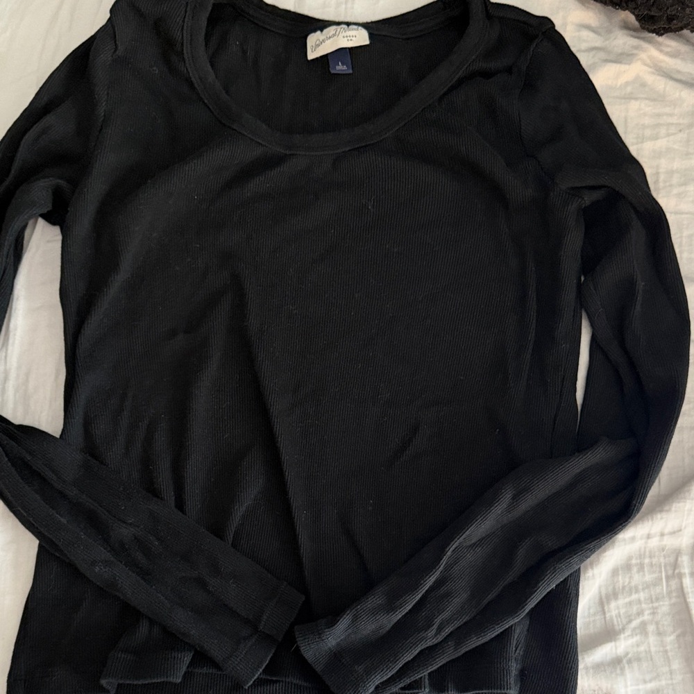 Classic Black Long Sleeve Top